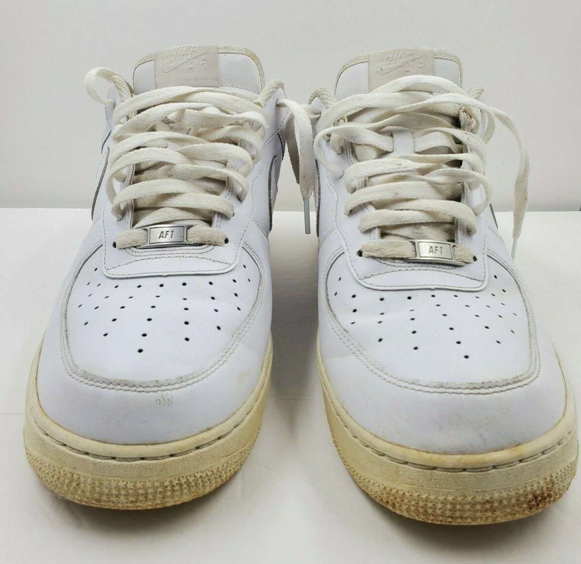 Nike Air Force 1 '82 White 318122-111 Men's Size 12 Pre Owned