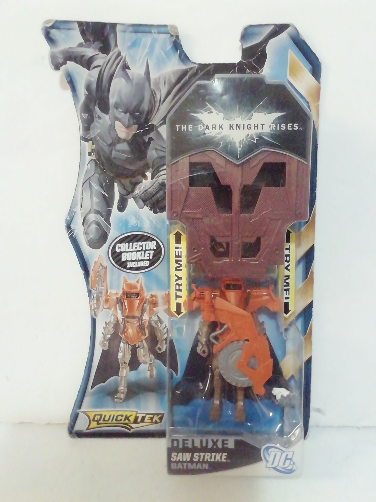 The Dark Night Rises Batman Deluxe Saw Strike Batman 3.75"" Action Figure Carded