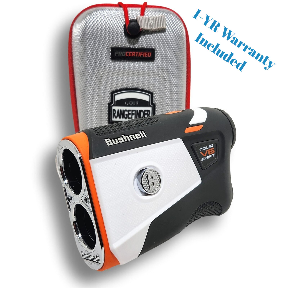 Excellent Bushnell Tour V6 Shift Slope Golf Laser Rangefinder w/ 1