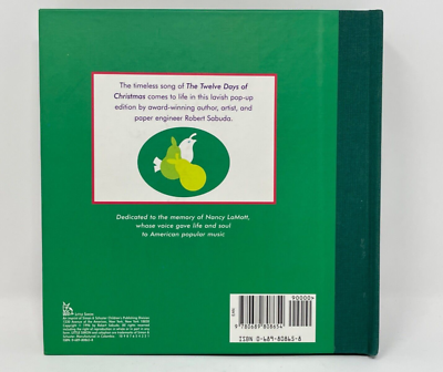 Robert Sabuda THE 12 DAYS OF CHRISTMAS A Pop-Up Book 1st Edition