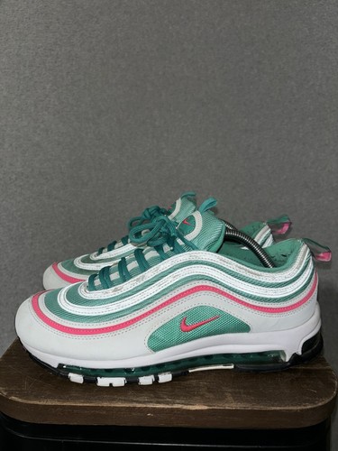 Nike Air Max 97 South Beach weiß grün pink 921522-101 Herren Größe 10