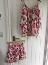 Lily pink gold co-ord outfit set size S/M