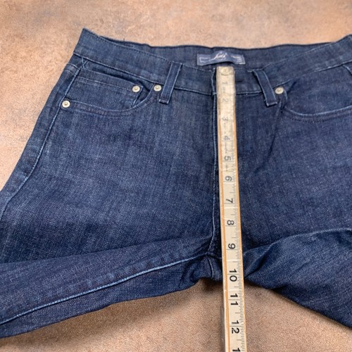 Levi's 505 Jeans Womens (30 Inch Waist) (30 Inch Leg) Regular Fit Blue - Picture 5 of 12