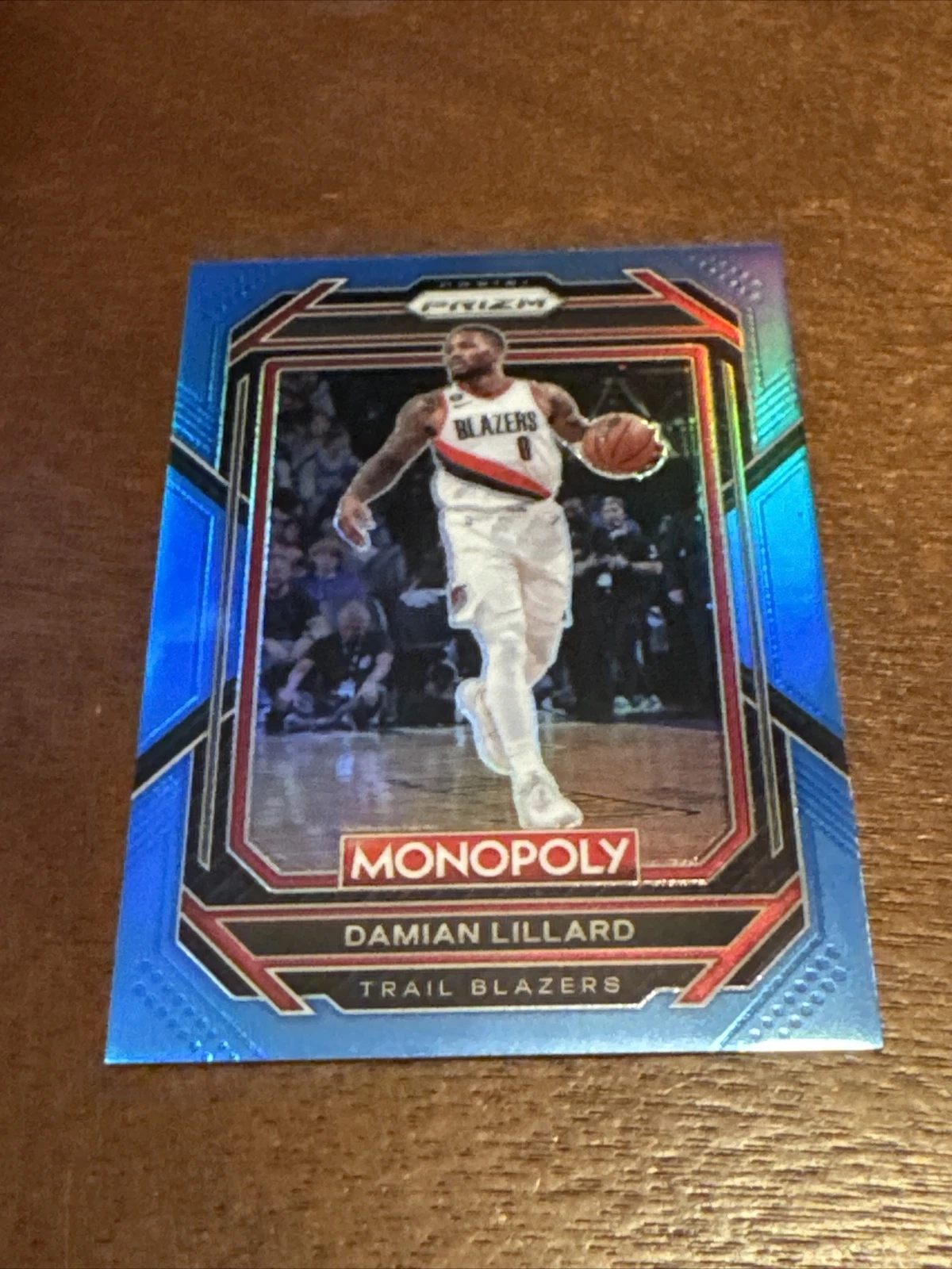 2022-23 Panini Prizm Monopoly Damian Lillard Blue prizm 14/15