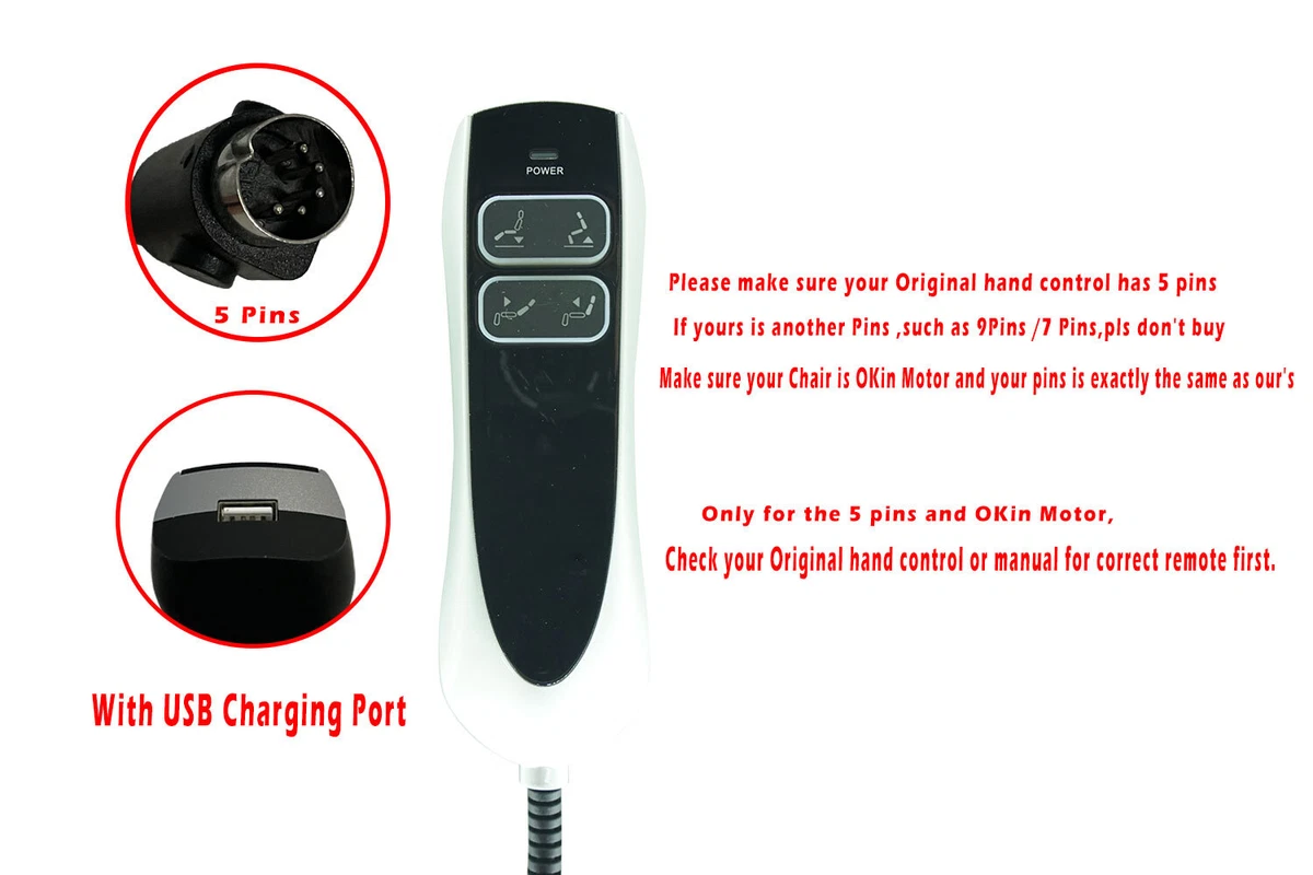 Remote for recliner outlet