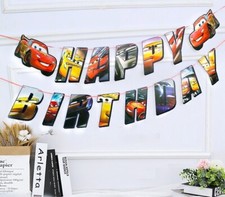 Race Car Birthday Party Decorations Kit - VROOM Banner, Balloons & Checkered Garland For Boys Racing Theme