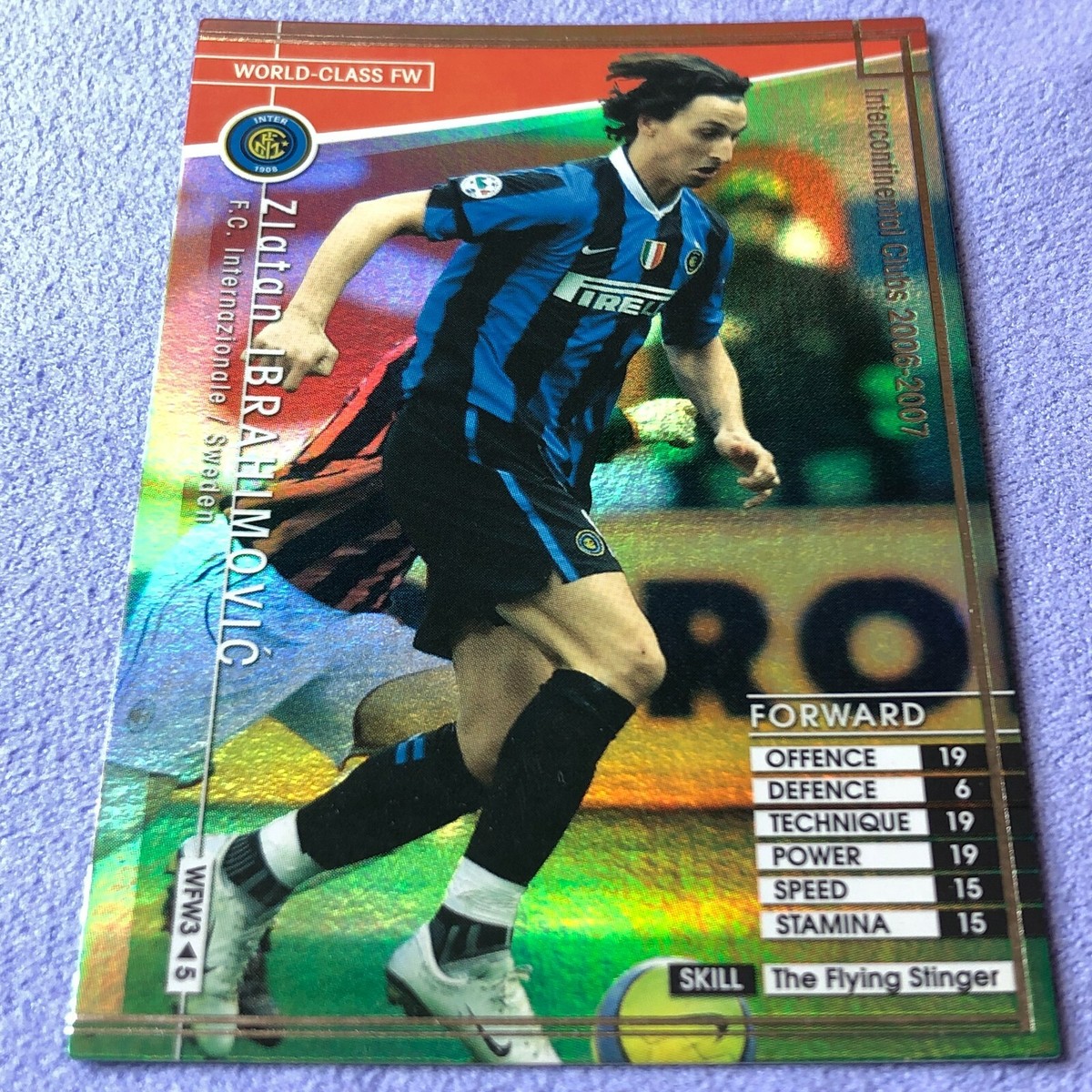 WCCF 2006-2007 - Panini - FW WFW3/5 Zlatan Ibrahimovic - Inter