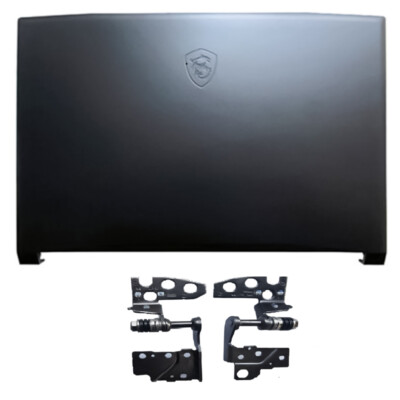 New for MSI Katana GF76 11SC UC MS-17L1 Black Laptop LCD Back Cover+Screen Hinge