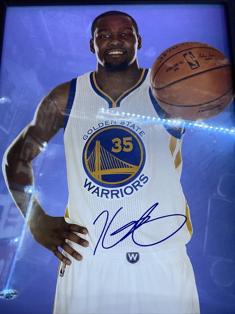kevin durant autographed basketball