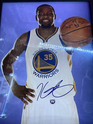 KEVIN DURANT GOLDEN STATE WARRIORS SIGNED AUTOGRAPH 11x14PHOTO Coa