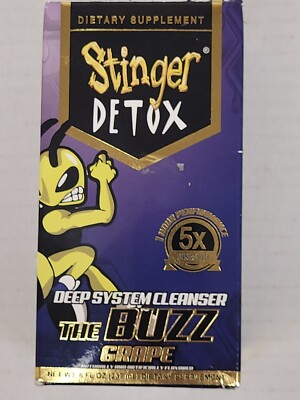 Stinger 1-Hour Detox Liquid Drink 5x Strength Expiration Date 06/24
