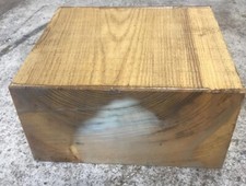 8 X 8 X 3 PA Ash Turning Wood Blank Bowl Blank Sealed With Wax Qty 1