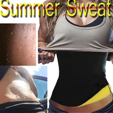 Waist Trainer Sweat Belt Body shaper Trimmer Corset Neoprene for Weight Loss V9