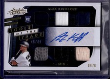2021 Absolute Alex Kirilloff Tools of the Trade Signatures 6 Swatch #/49