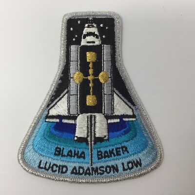 vintage NASA Space Shuttle Atlantis embroidered Patch STS-43 1991
