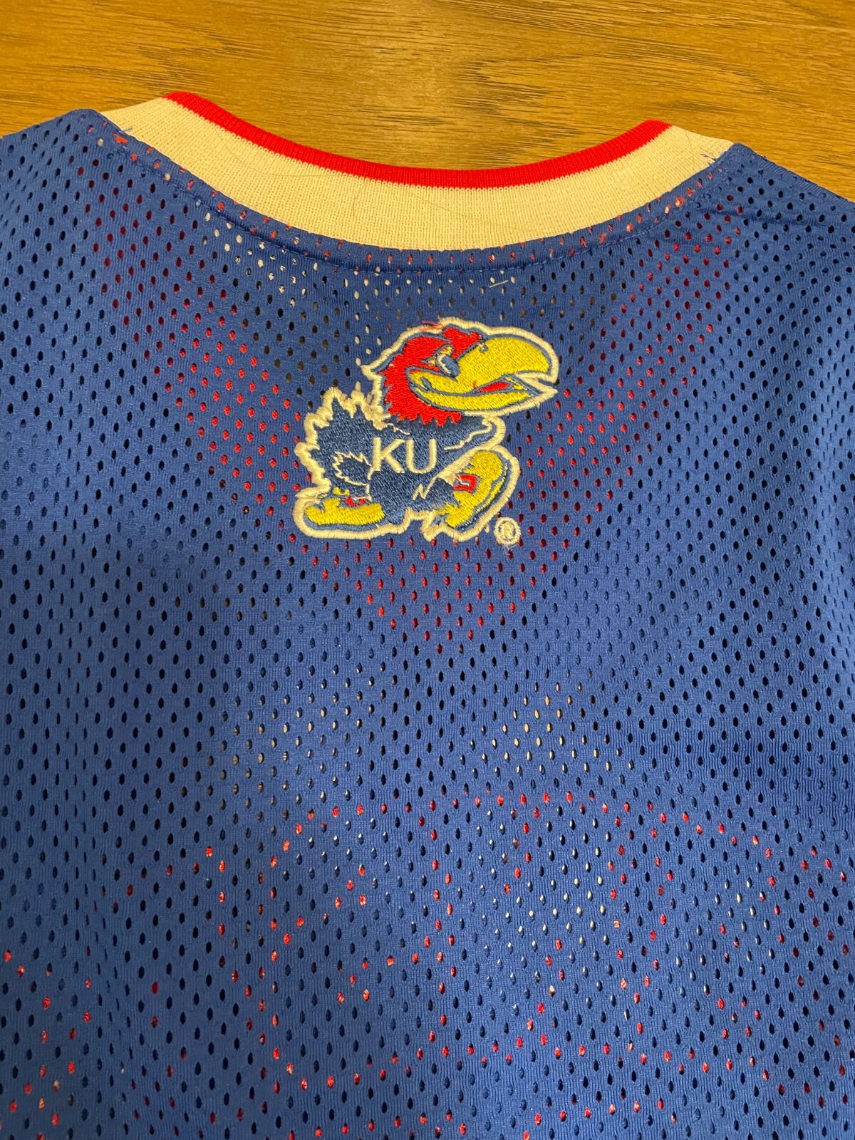 Kansas Jayhawks 65 Blue KU Basketball Jersey Genuine Stuff Collegiate