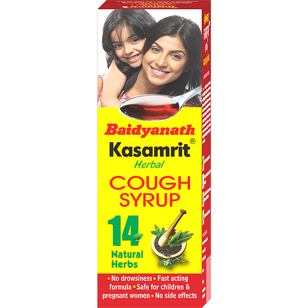 Baidyanath Kasamrit Herbal Syrup For Common Cough And cold 100