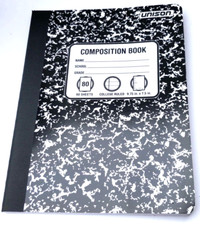 Composition Book Notebook College Ruled Paper 80 Sheets 9.75 in X 7.5 in