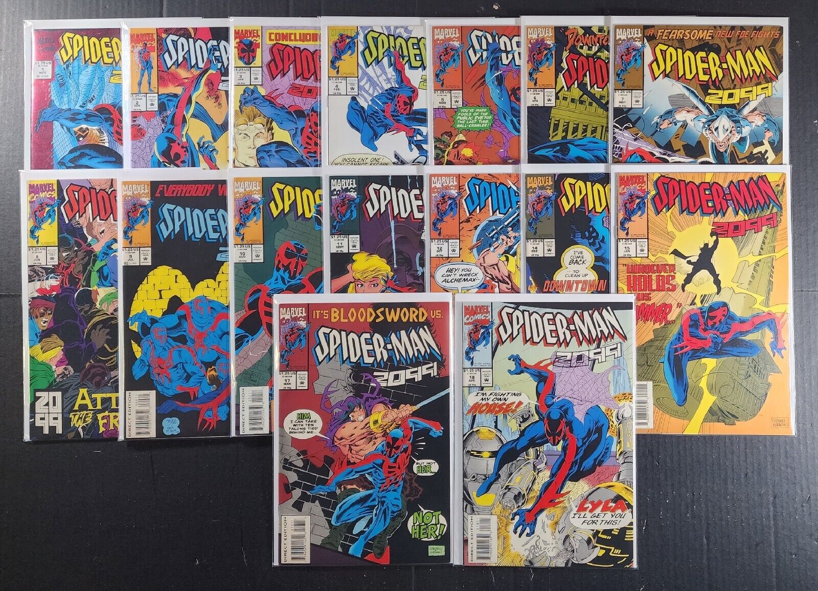 Spider-Man 2099 #1-12 & 14 15 17 18 VF/NM or Better Marvel lot of 16