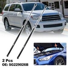 2pcs Front Hood Lift Supports Struts Shocks SG229026B for Toyota Sequoia 08-14