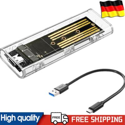 M.2 NGFF SATA Type C USB 3.1 SSD Enclosure 10Gbps for 2230 2242 2260 2280