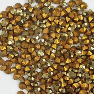 1100 PP32 COR : 60 strass Swarovski fond conique PP32 (4mm) COMET OR