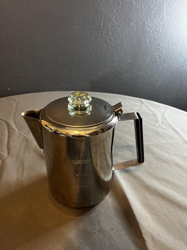 Stove Top Percolator Yosemite Coffee Pot Maker Stainless Steel 9-Cup