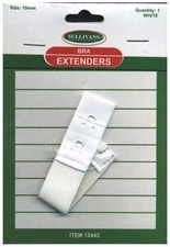 19mm Sullivans White Bra Extender Faded Packaging