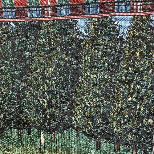 Golf Wall Hanging Decor Tapestry Golfing Club House Old Money 26" Square Read - Picture 5 of 7