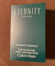 Calvin Klein New Eternity Aromatic Essence Parfum Intense MEN vial Spray 1.2m