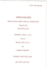 Rowntree (York) AFC v Whitby Town 1965/6 (19 Mar) NRCFASC Semi @ York City