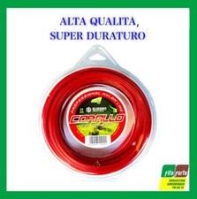 FILO DECESPUGLIATORE BLUE BIRD CORALLO SEZIONE QUADRATA D4 X 25 MT ALTA QUALITA'