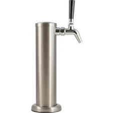 1 Tap KOMOS® Stainless Draft Tower With Intertap Faucets (w/ Duotight Fittings)