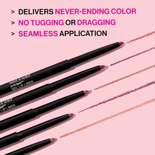 Wet n Wild Perfect Pout Gel Lip Liner Brown Red Bare To Comment - Picture 2 of 11
