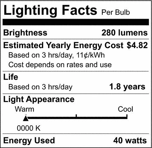 Satco S3252 120V 40 Watt T10 Medium Base Light Bulb, Clear - Image 2 of 4