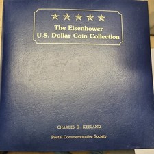 The Eisenhower US Dollar Coin Coll. PCS uncirculated coins, 1971-1978