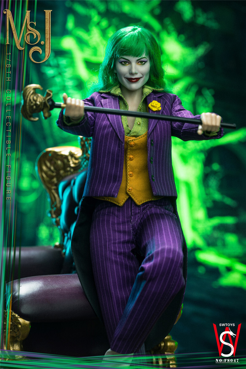 SWTOYS Female Joker Ms.J Action Figure Model In Stock In Box SWTOYS Female Joker Ms.J Action Figure Model In Stock In Box