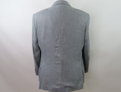 Jack Victor Exclusive Mens Bamboo Viscose Gray Blazer Jacket Sport Coat 42 S - Picture 5 of 15