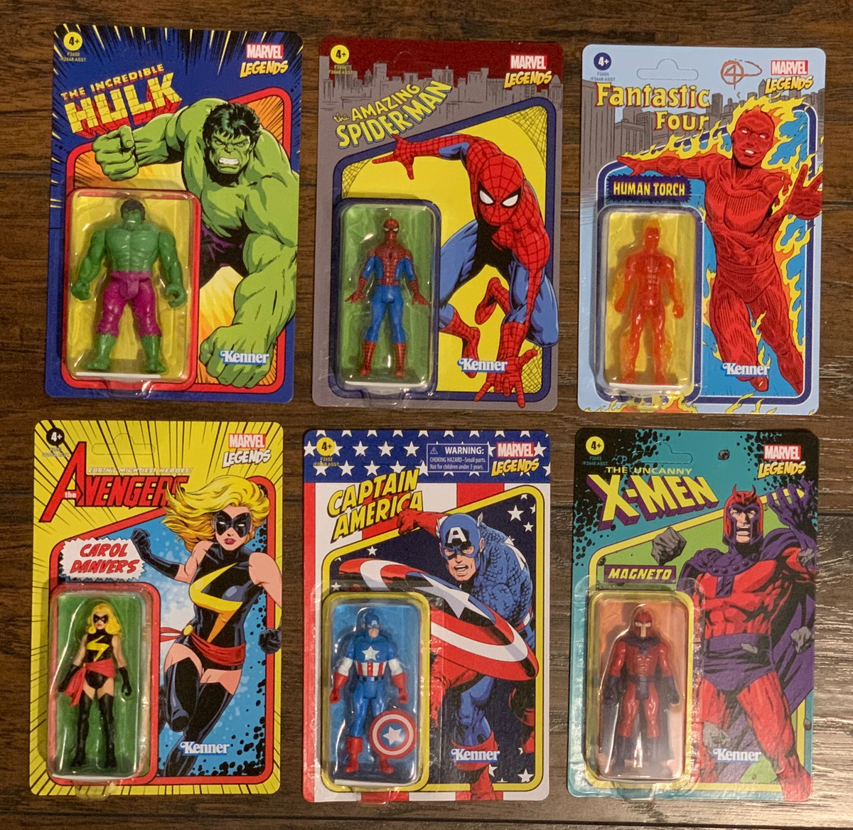 Marvel Legends Retro Series Kenner Hasbro Lot Of 3 | eBay Kenner Marvel Legends Retro Set Of 3 main image 1