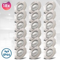3X 6Er-Set Led Einbauleuchte Dimmbar Deckenlampe Einbauspots Schwenkbar 5W Spot