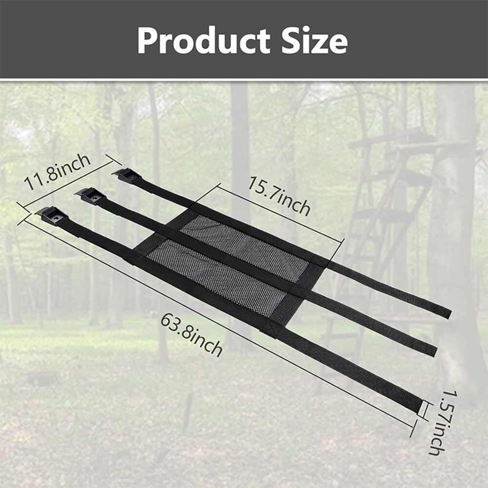 Tree Stand Replacement Seat Lightweight Mesh Fabric with Storage Pocket