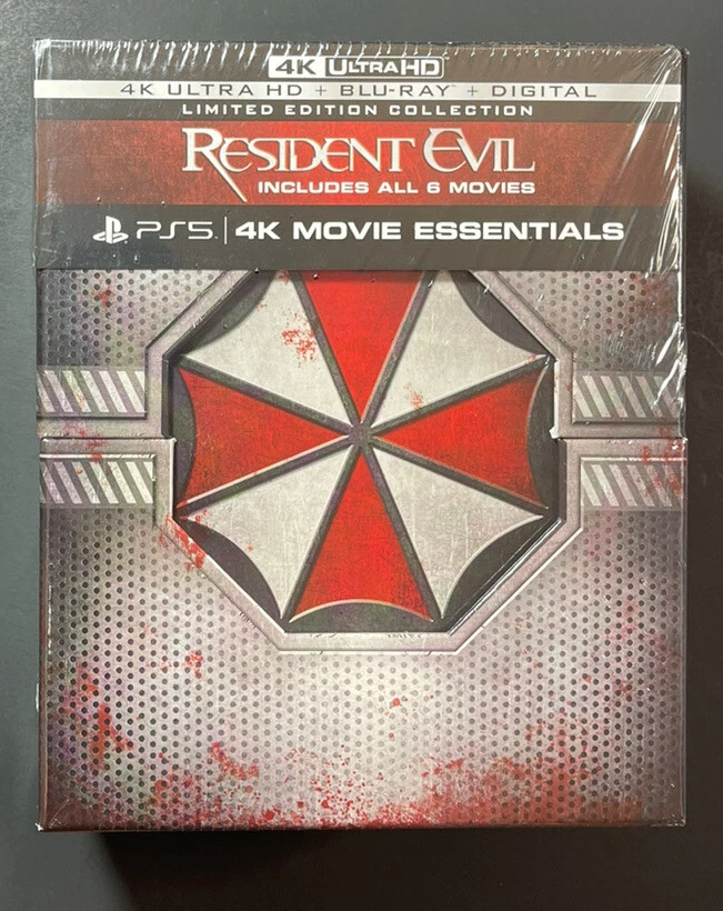 Resident Evil 4K Blu-ray Box Set Includes All 6 Movies With SteelBooks