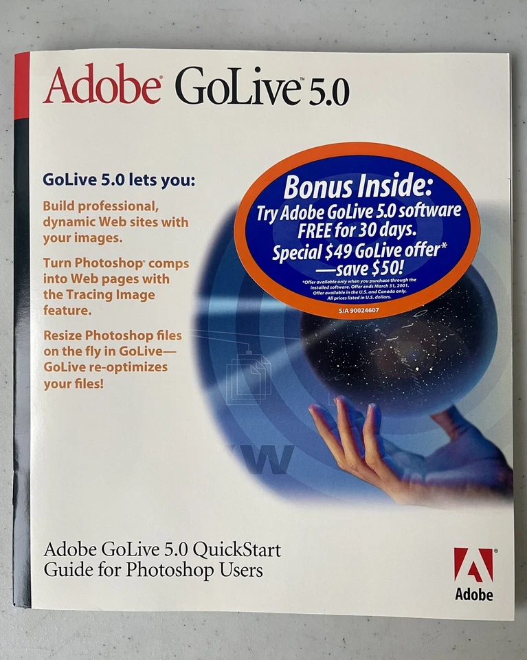 Adobe GoLive 5.0 Educational version. Macintosh Windows. Trial Version - Image 2 of 3
