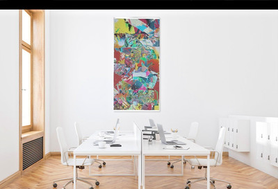 John F. Miller LARGE Print Signed/Dated Chicago Artist -Unique Digital Rendering