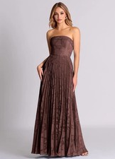AZAZIE MARIANNA BRIDESMAID DRESS IN ESPRESSO SZ A10 NWT 129