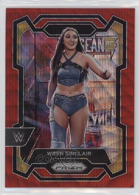 2024 Panini Prizm WWE Ruby Wave Prizm Wren Sinclair #195 jc3