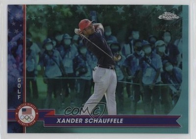 2024 Chrome US Olympic & Paralympic Team and Hopefuls Xander Schauffele 0e9i