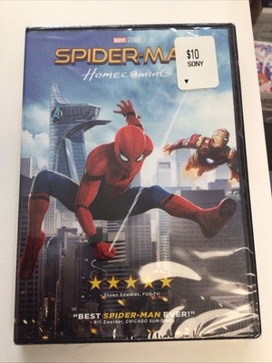 SpiderMan 2017 DVD ''Homecoming'' Sci-Fi Action Brand NEW Sealed English 133 Min