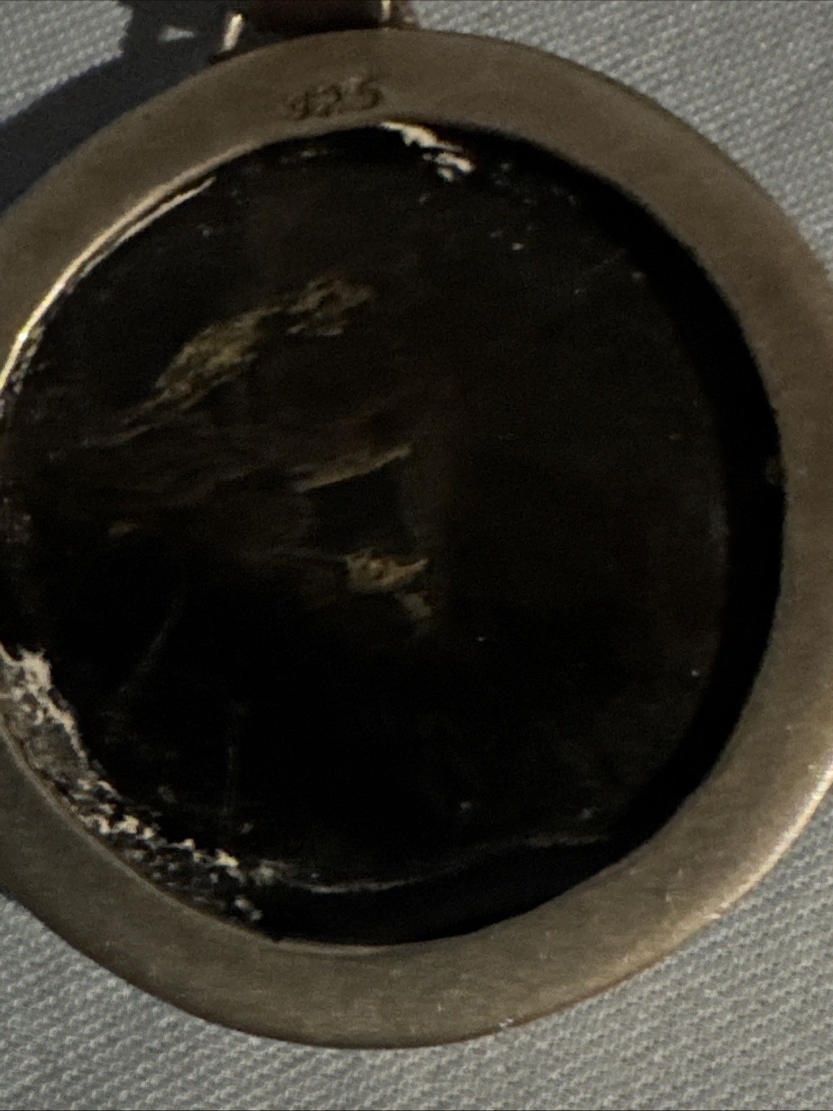 Round And Rectangular Sterling Silver Pendants Wi… - image 11