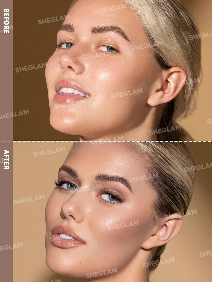 SHEGLAM Sun Sculpt liquid Bronzer flüssig Contour Creme SHEIN Make-up - Soft Tan - Bild 4 von 4